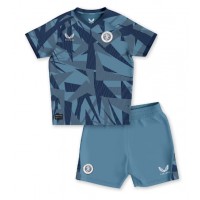 Aston Villa Tredje trøje Børn 2023-24 Kortærmet (+ Korte bukser)